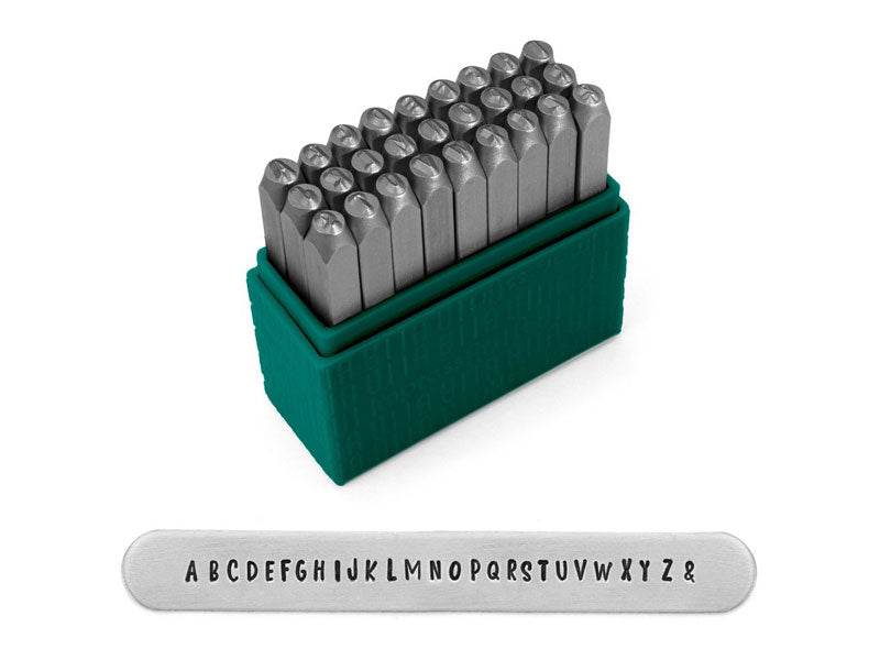 Impress Art Basic Uppercase Homeroom Letter Stamps Pod Jewellery
