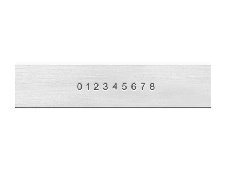Classic Sans Serif Numbers Metal Stamps - 1.5mm