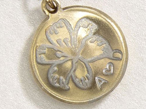 Flower pendant | metal stamping