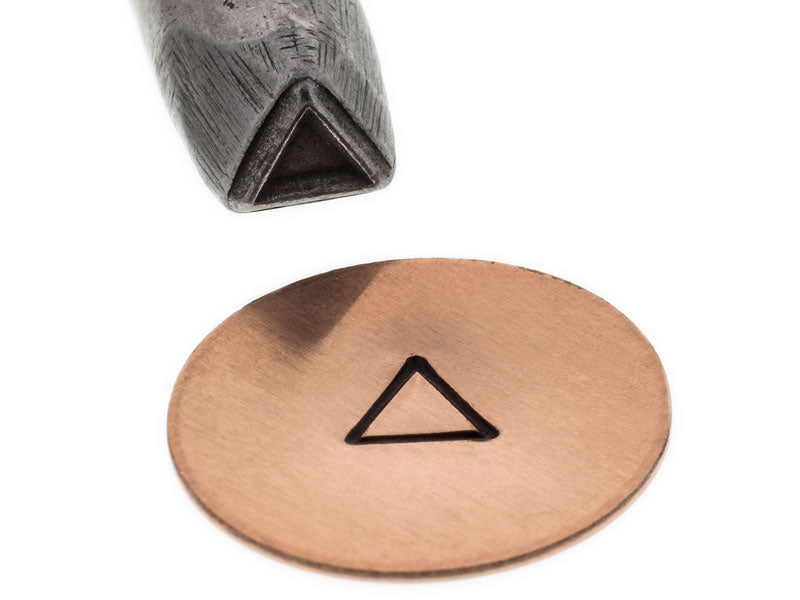 Contemporary Triangle Metal Stamp PUN-103.33 | Metal Stamping