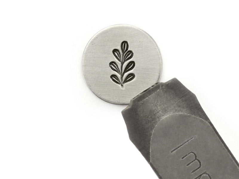 ImpressArt Sprig 4 branch metal stamp | jewelry stamps