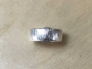 Hammer textured silver ring | Beginners Jewellery Making Courses | Pod Jewellery