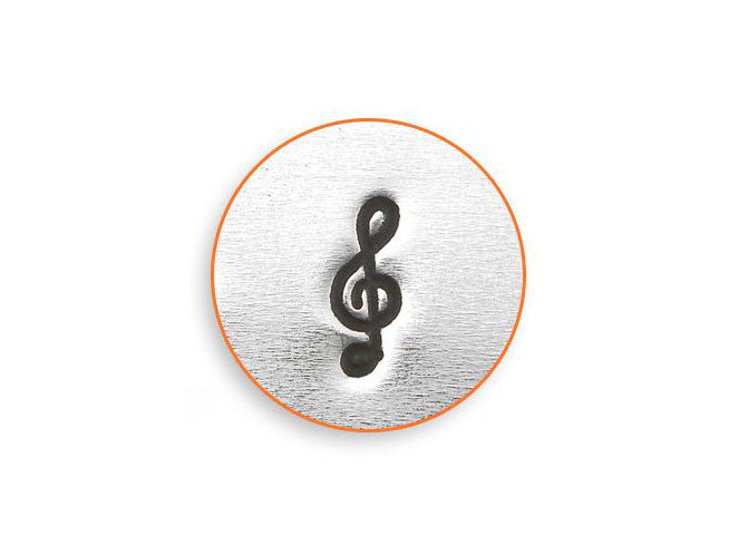 ImpressArt Treble Clef Music metal stamp | stamping metal