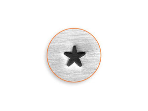ImpressArt Solid Star Signature Design Stamp 3mm | Metal Stamp