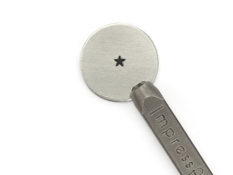 ImpressArt Solid Star Signature Design Stamp 3mm | Metal Stamp