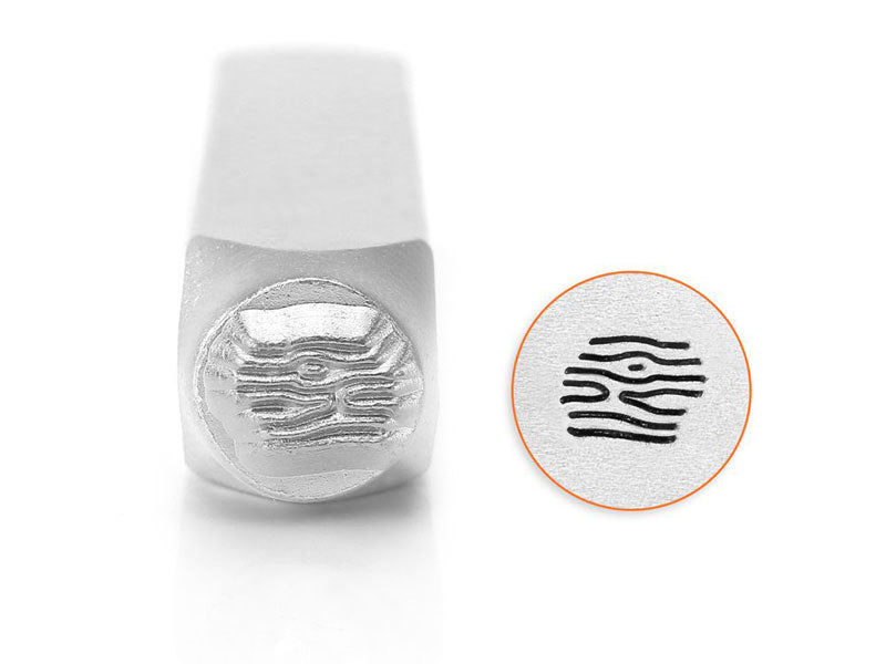 ImpressArt Wood Texture Metal Stamp | stamped metal