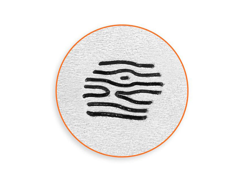 ImpressArt Wood Texture Metal Stamp | stamped metal